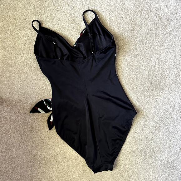 Magicsuit Women´s Resort Biarritz Hailey One Piece Wrap Swimsuit Size 10 - Picture 5 of 13